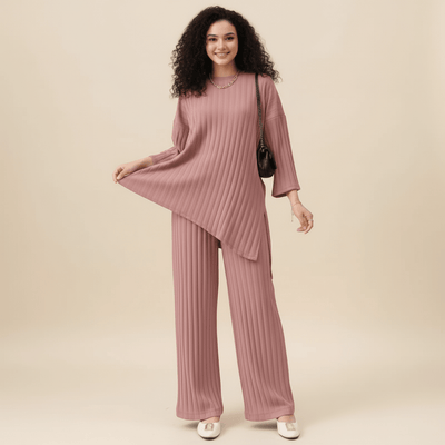 Gabriela | Elegancki komplet z topem i spodniami