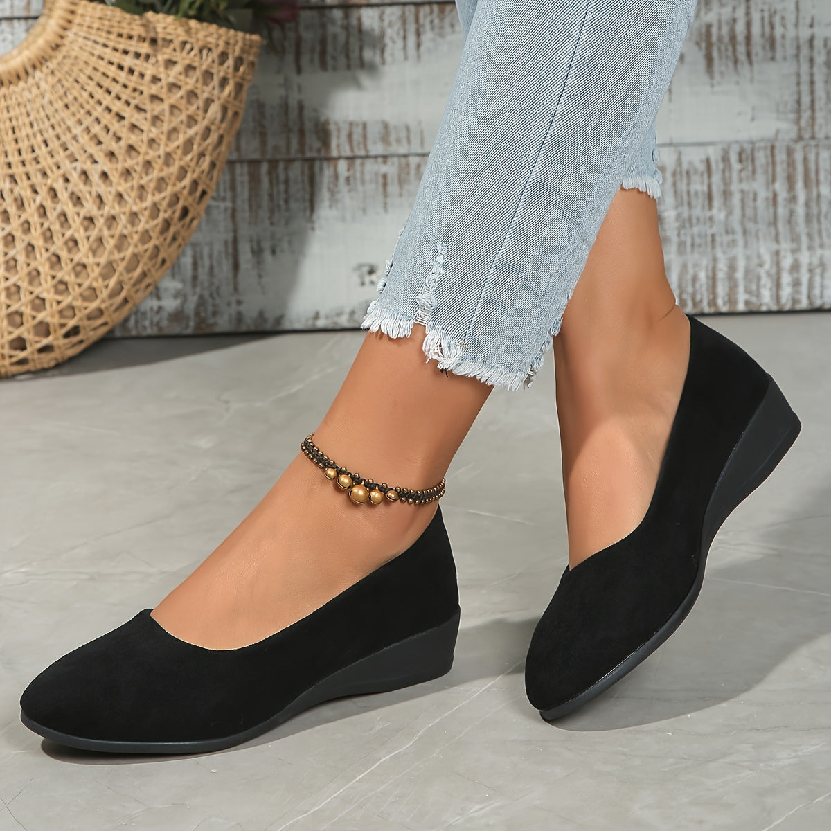 Aurelia | Klasyczne buty na koturnie